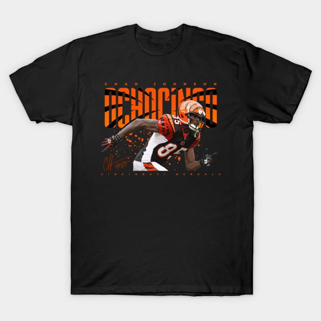 Chad Johnson Ochocinco T-Shirt by Juantamad